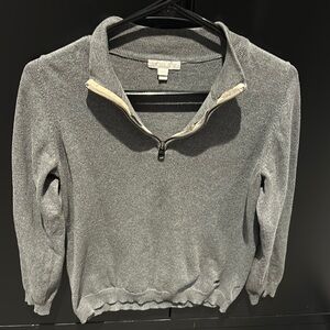 Excellent condition Boys Burberry quarter zip sweater